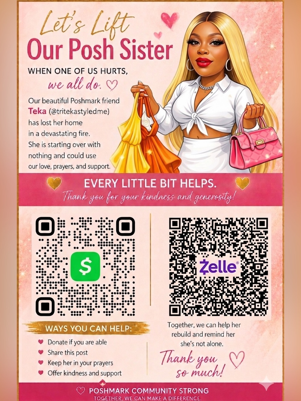Rebuilding After Loss — Support a Fellow Reseller ~ TEKA (@tritekastyledme) ❤️ - Picture 2 of 3